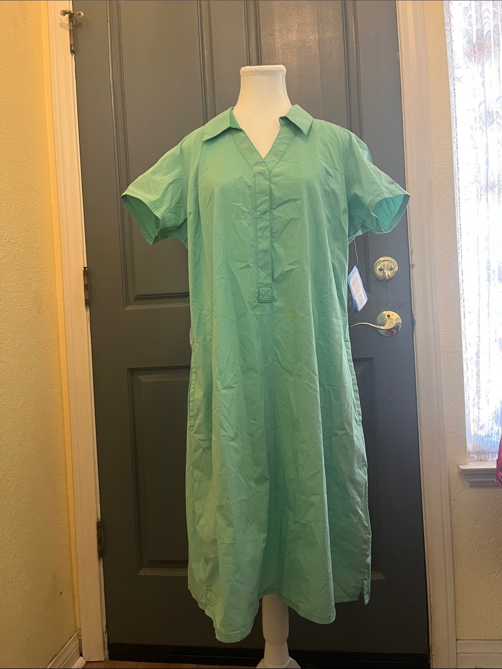 Mint Green Columbia Short Sleeve Dress
